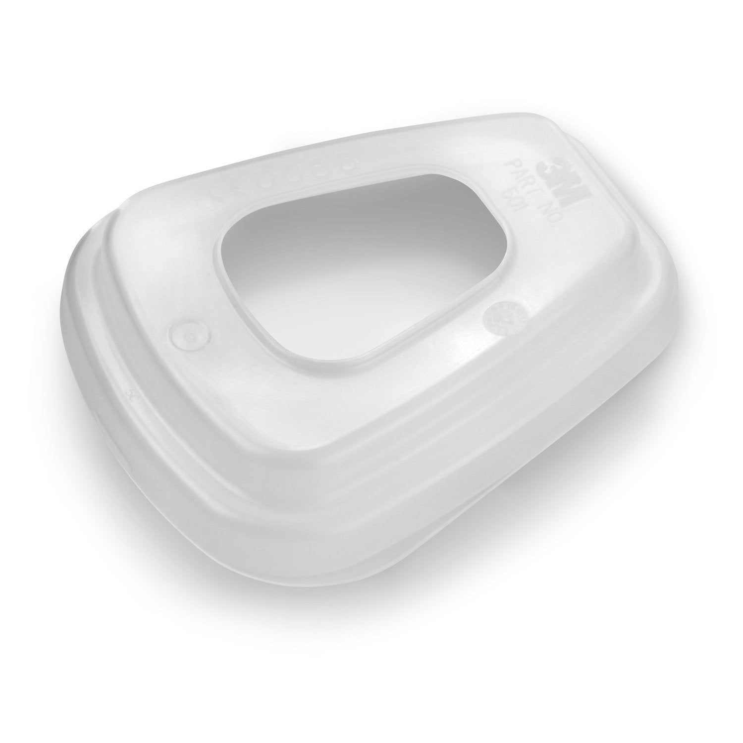 3M 501 Pad Filter Retainer for 5000 & 6000 Series Respirators - Replacement Part for Dust Masks - Ideal for Construction, Woodworking & Industrial Safety Use