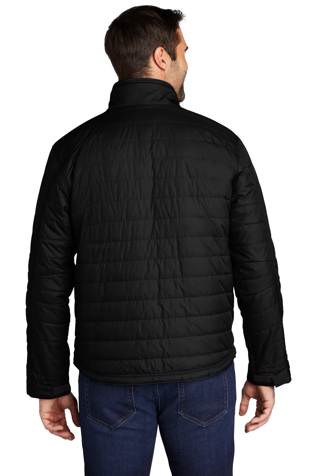 Carhartt Gilliam Men's Work Jacket - Durable Black Heavyweight Coat for Construction & Outdoor Work | Water-Resistant & Windproof Workwear for Cold Weather