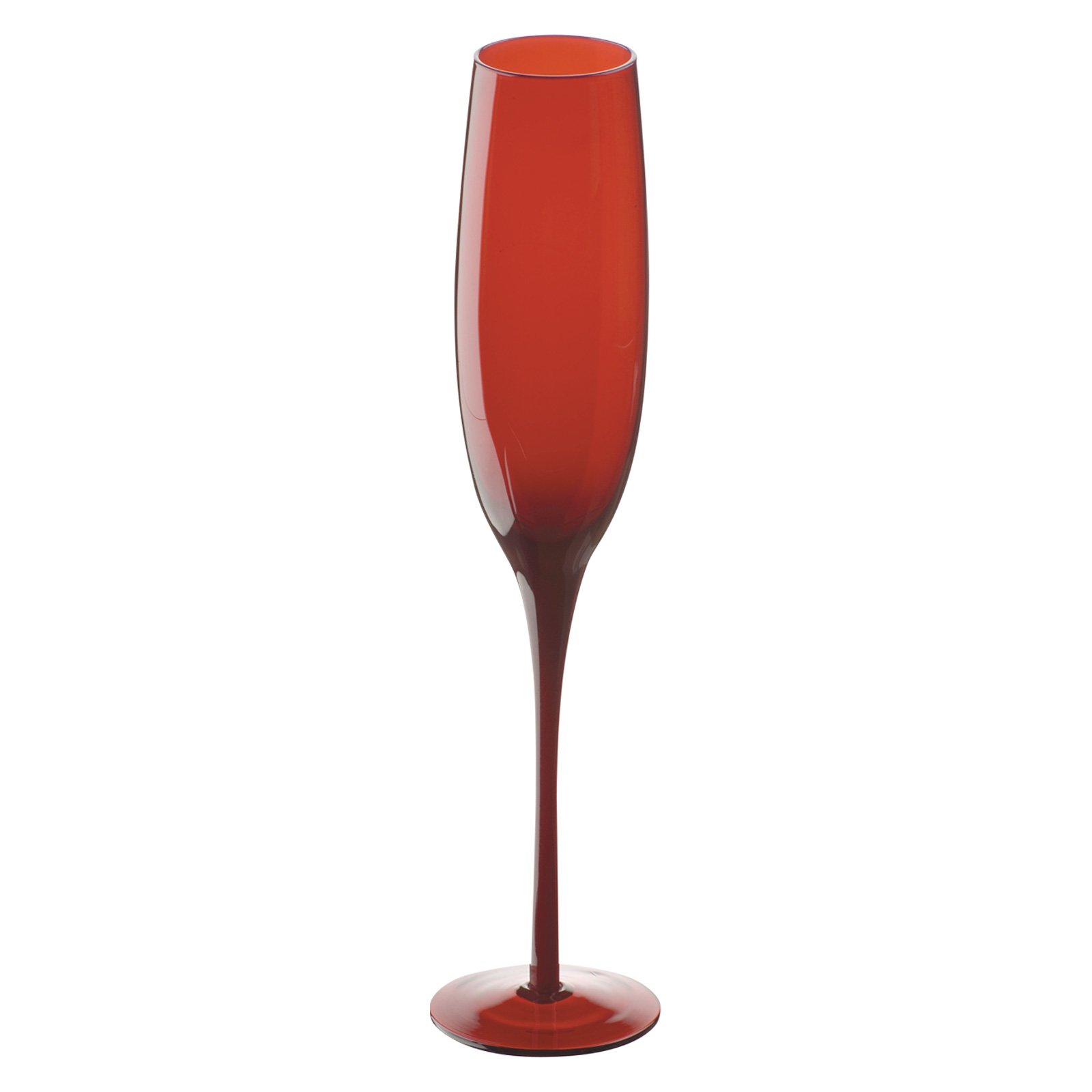 ARTLAND Set of 2 Midnight Flute Glasses - Elegant Red Wine Goblets for Romantic Dinners, Parties & Home Decor