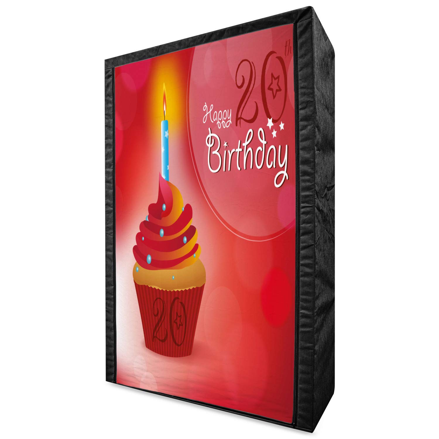 Ambesonne 20th Birthday Portable Fabric Wardrobe - 42.5