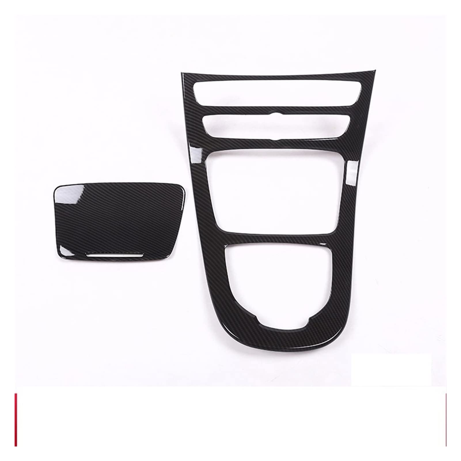 Yaleech Car Styling Gear Panel Frame Cover Trim Stickers for Mercedes Benz E Class W213 2016-2021 - Premium Interior Accessories (Gray) - Upgrade Your Car Console for Enhanced Style & Protection
