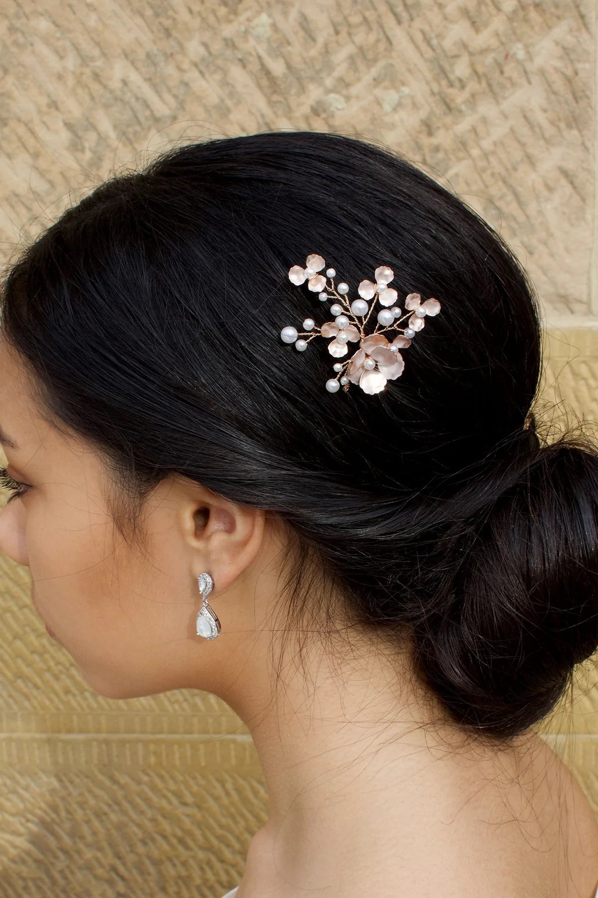 Floral Pearl Bridal Hair Pin Trio Set – Elegant Wedding Hair Accessories for Brides, Bridesmaids & Prom | Perfect for Weddings, Formal Events & Special Occasions