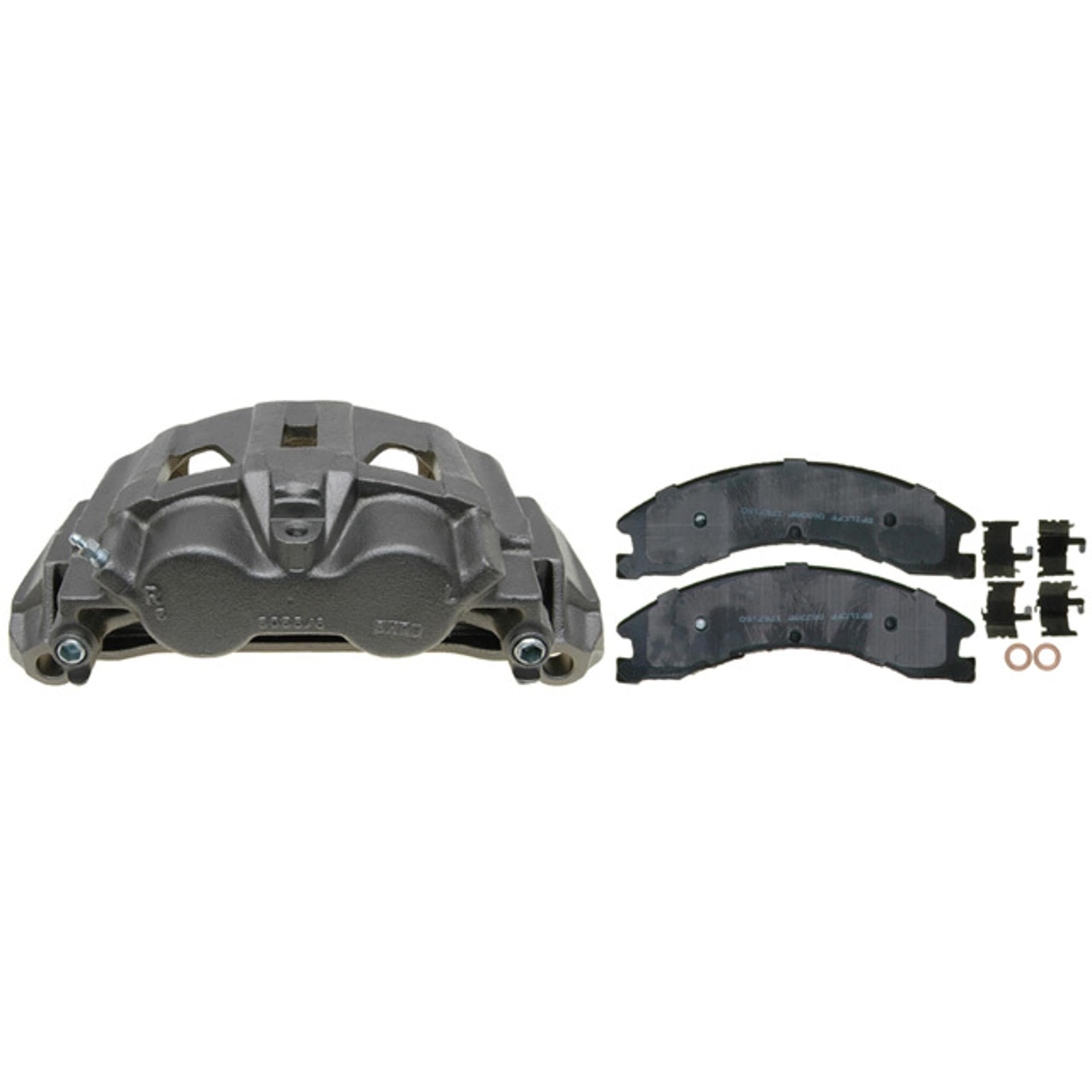 ACDelco Gold 18R2673 Remanufactured Loaded Rear Passenger Side Disc Brake Caliper Assembly with Semi-Metallic Pads (Non-Coated) - Perfect for GM, Chevy, Buick & Cadillac Vehicles - Smooth Braking & Reliable Performance