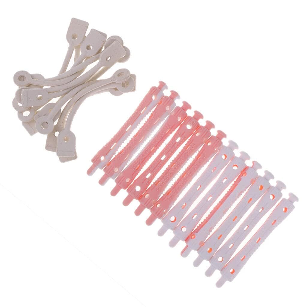 APOEM 12-Piece ABS Plastic Perm Rods Set - Cold Wave Hair Curlers for Salon & Home Styling, Multi-Color Hair Rollers (12pcs) - Perfect for Perms, Curls & Professional Hairstyling