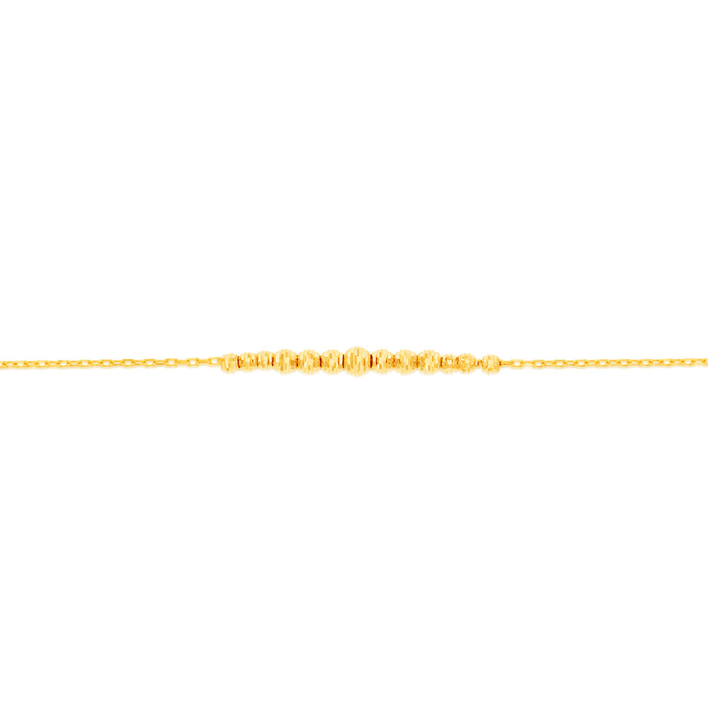 9ct Yellow Gold 24cm Adjustable Bracelet for Women - Elegant & Durable Jewelry Gift for Birthday, Anniversary & Special Occasions