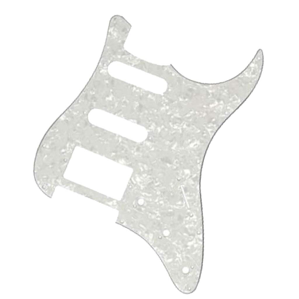 Pearl White Pickguard Scratch Plate for Squier Electric Guitar - Perfect Replacement Part for DIY Guitar Repair & Customization