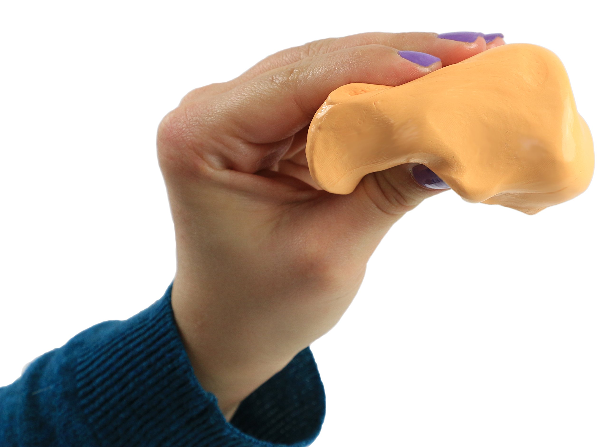 10-3931 Therapeutic Exercise Putty for Hand Therapy - 6 oz, Peach Color | Improve Grip Strength & Rehabilitation for Arthritis, Stroke Recovery & Occupational Therapy