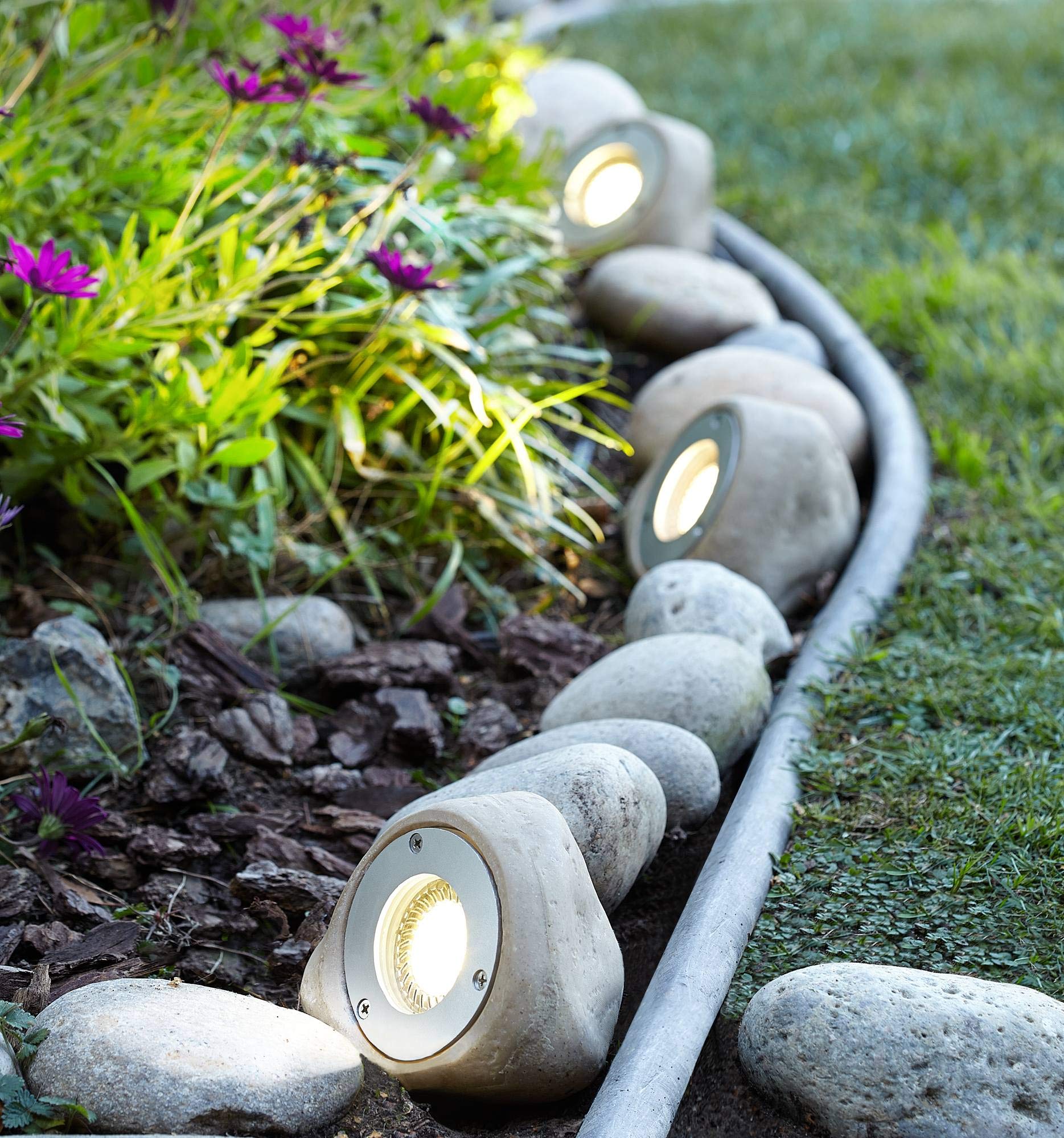John Timberland 5-Light LED Landscape Lighting Kit - Outdoor Garden, Pathway, and Yard Illumination for Enhanced Curb Appeal & Security