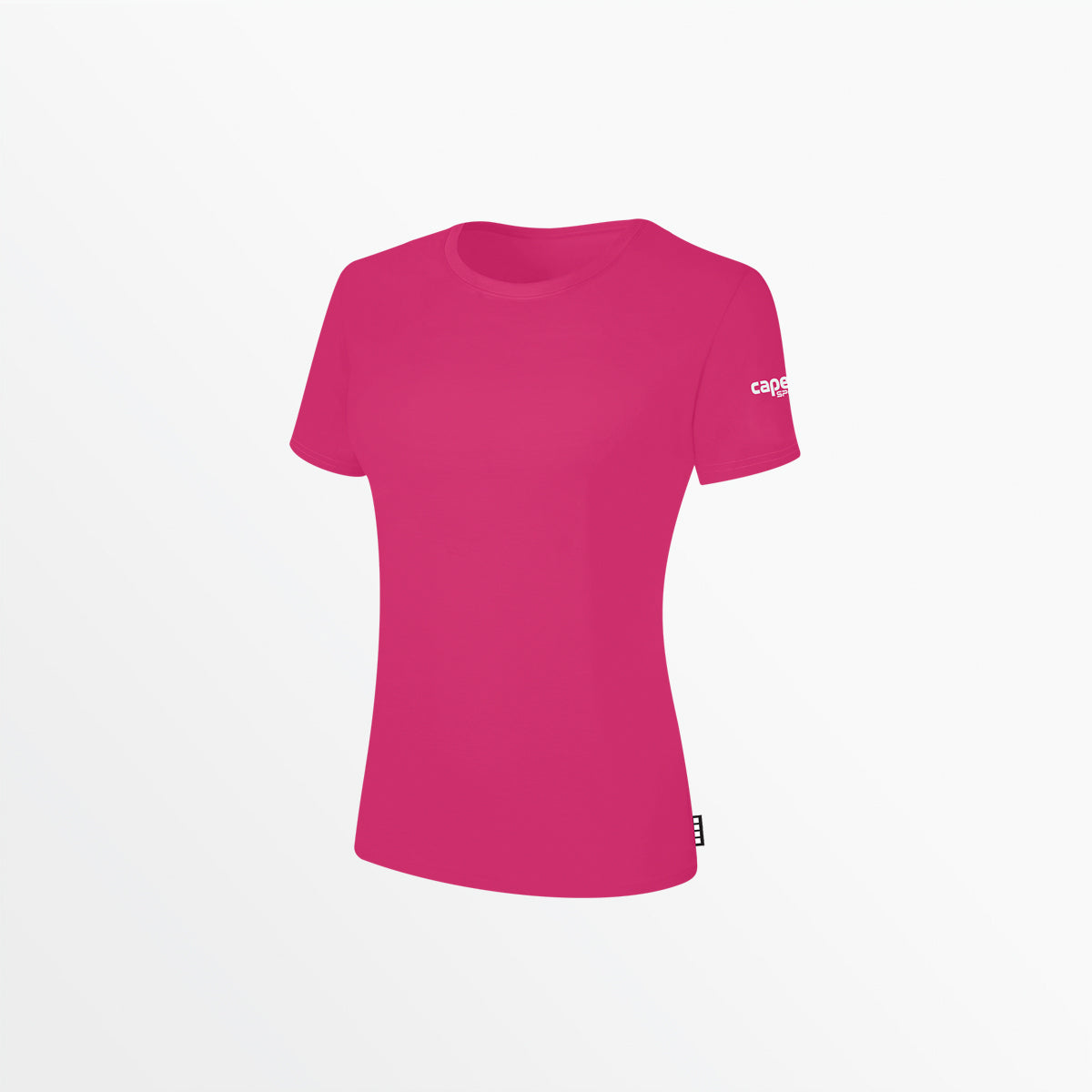 Women's Basic Tee with Sleeve Logo - Soft Cotton Short Sleeve T-Shirt for Casual Wear & Everyday Outfits