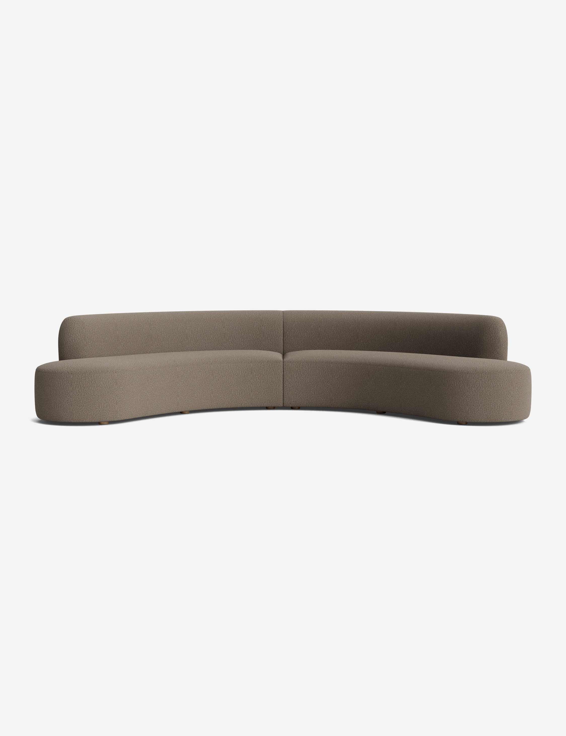 Modern Cara Sectional Sofa Set - Comfortable L-Shaped Couch with Reversible Chaise for Living Room, Lounge & Family Room - Soft Fabric Upholstery & Sturdy Wooden Frame - Perfect for Relaxing, Entertaining & Movie Nights