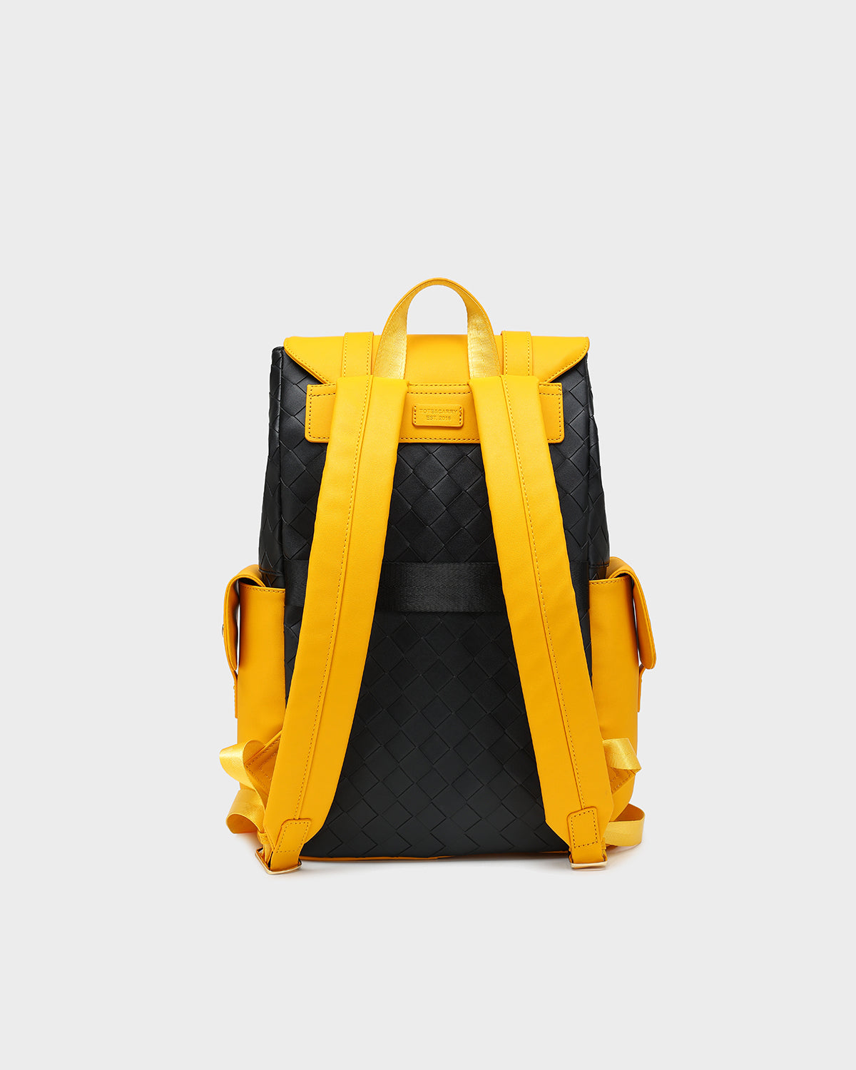 Bodega Explorer Backpack - Waterproof Travel Backpack for Men & Women, Black & Yellow Hiking Backpack with Laptop Compartment - Perfect for Outdoor Adventures, Commuting & School