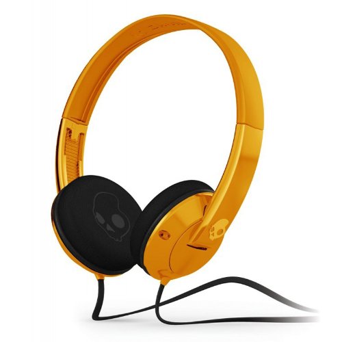 Skullcandy UpRock On-Ear Headphones - Steeltown Gold | Wireless Bluetooth Headset for Music, Gaming & Travel | Comfortable Lightweight Design with Built-in Mic