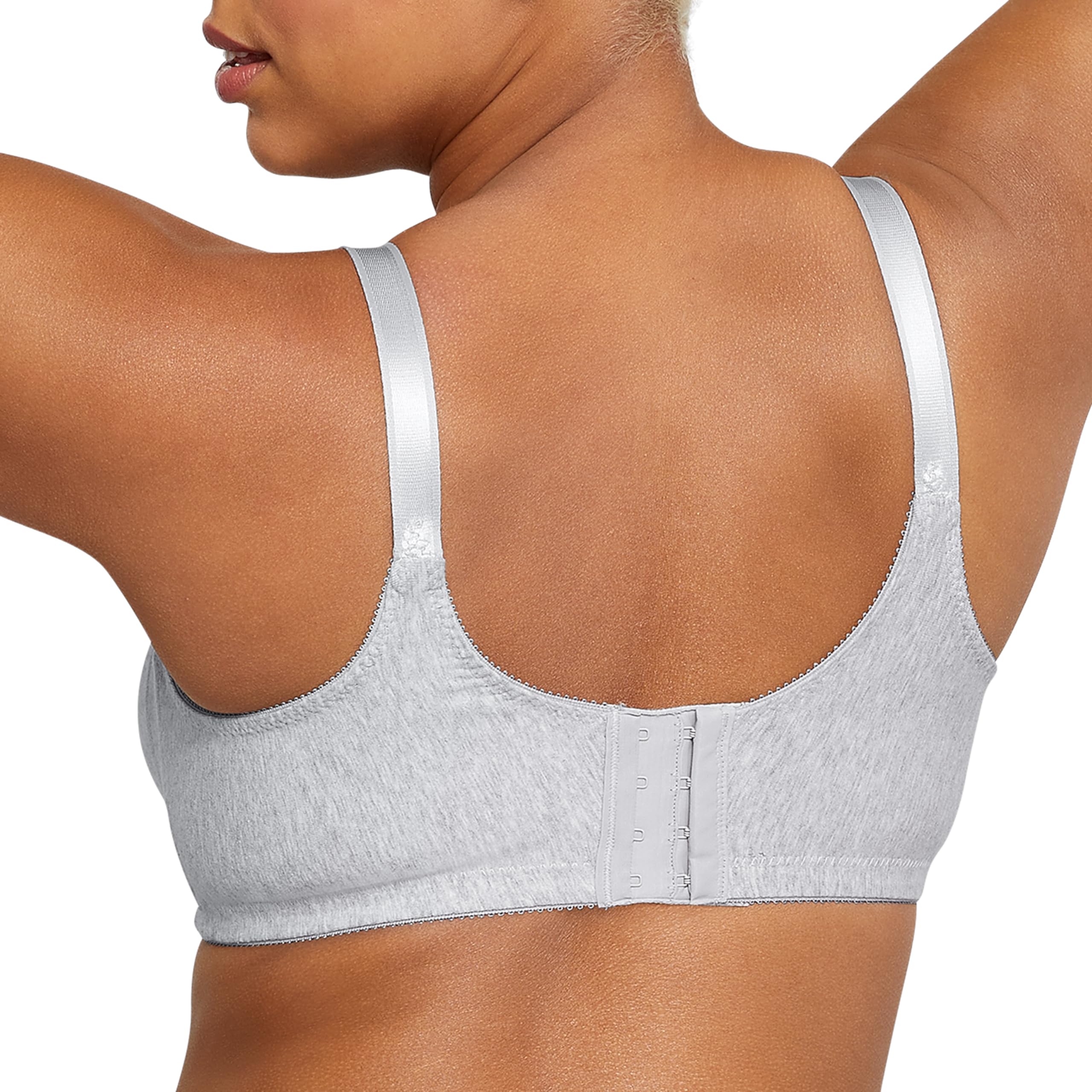 Wire-Free Comfort Bra - Bali Cotton Double Support Bra for Women - Perfect for Yoga, Lounge & Everyday Wear