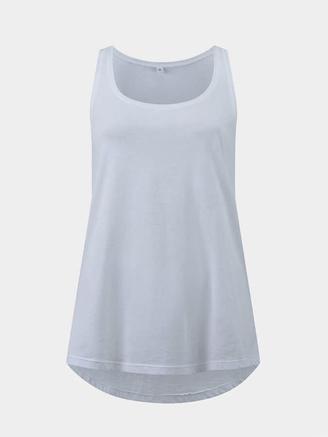Organic Cotton Classic Vest for Women - Comfortable Yoga & Workout Tank Top - Perfect for Yoga Studio, Gym & Casual Wear