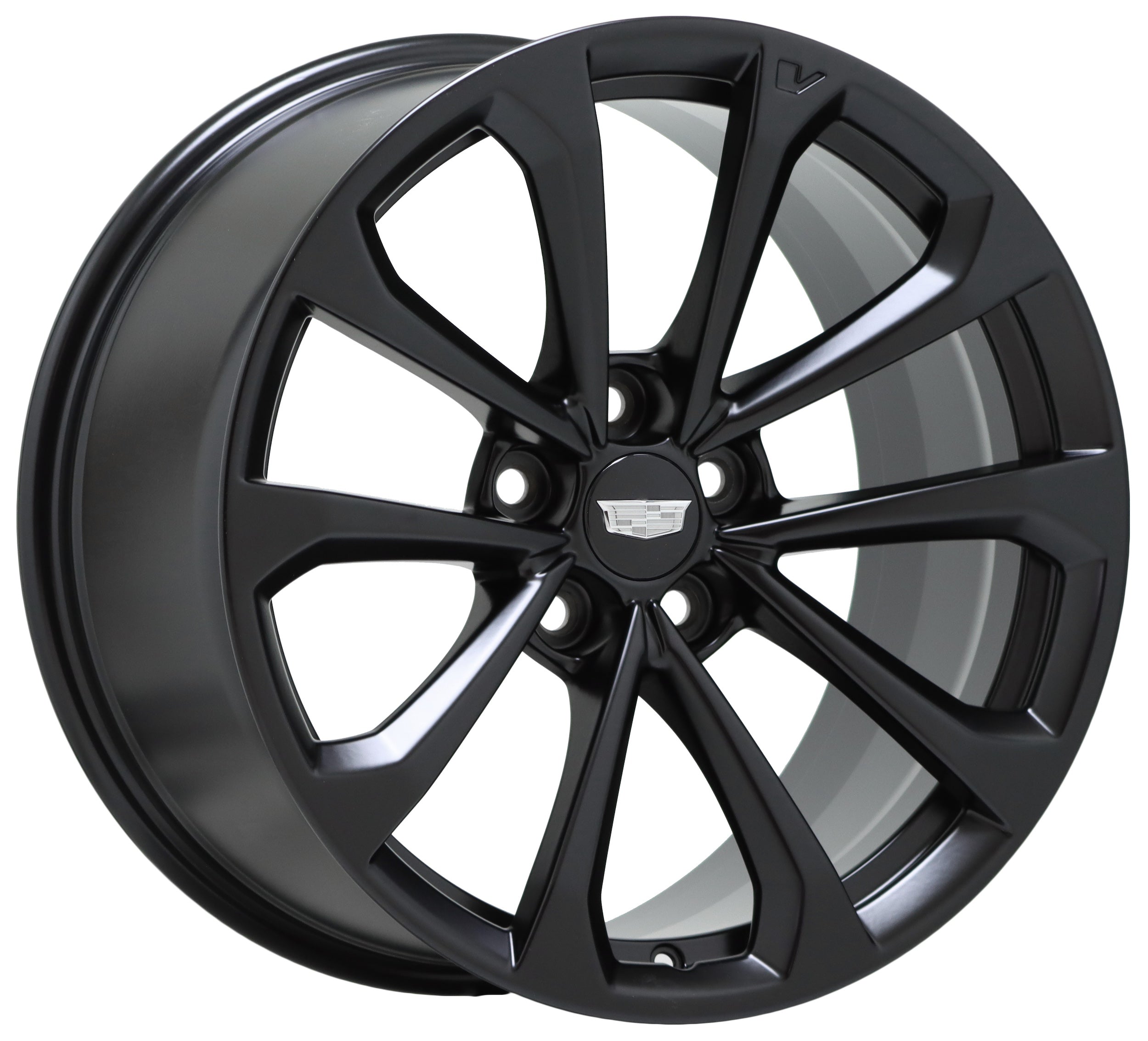 18x9.5 Cadillac ATS-V Sedan Satin Black OEM Wheel Rims (Set of 4) - Factory Original Replacement for Enhanced Performance & Style - Perfect for Street Racing, Car Shows & Luxury Upgrades