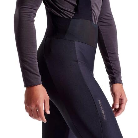 PEARL IZUMI Men's Cycling Bib Tights - AmFIB Lite Softshell Thermal Fleece Pants for Wind Protection & Heat Retention - Perfect for Cold Weather Biking & Winter Cycling Training