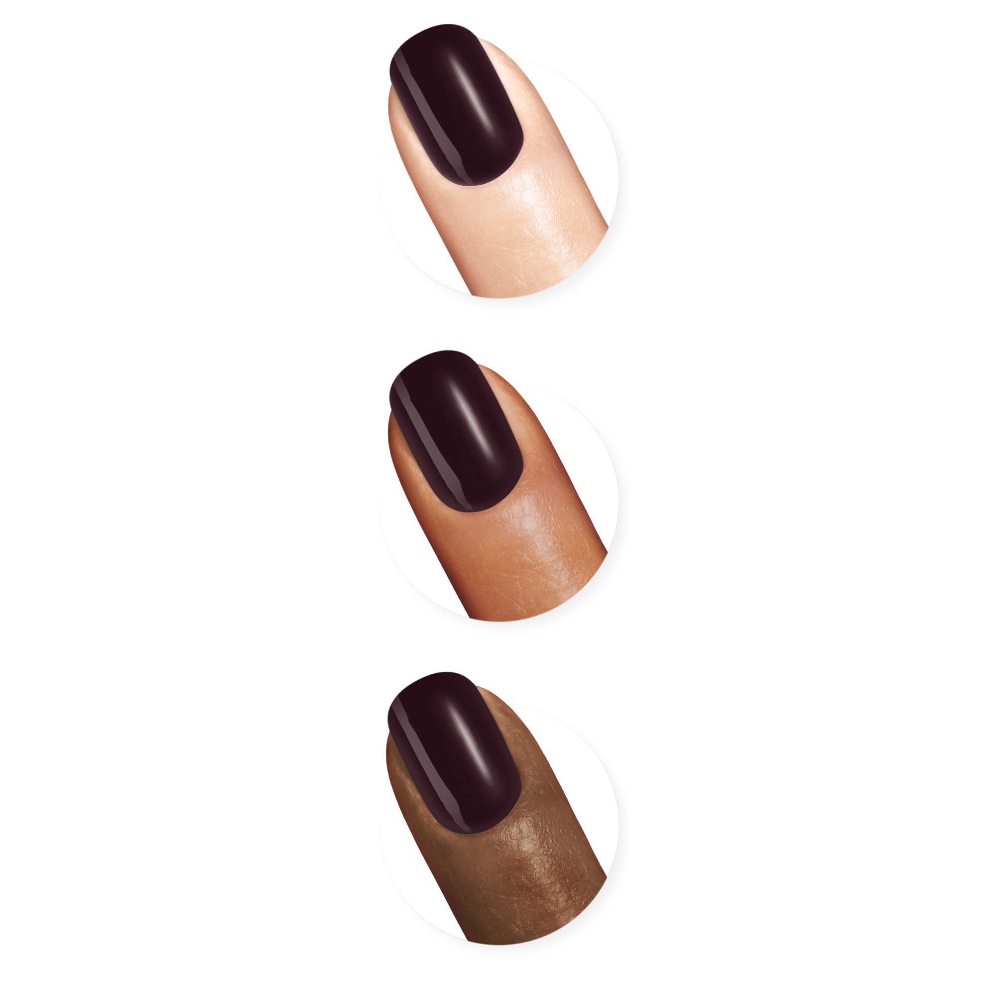 Sally Hansen Miracle Gel™ Cabernet With Bae Nail Polish - Long Lasting Gel-Like Formula, No UV Lamp Needed, Rich Red Color for Manicures & Pedicures - Perfect for Date Nights, Parties & Special Occasions