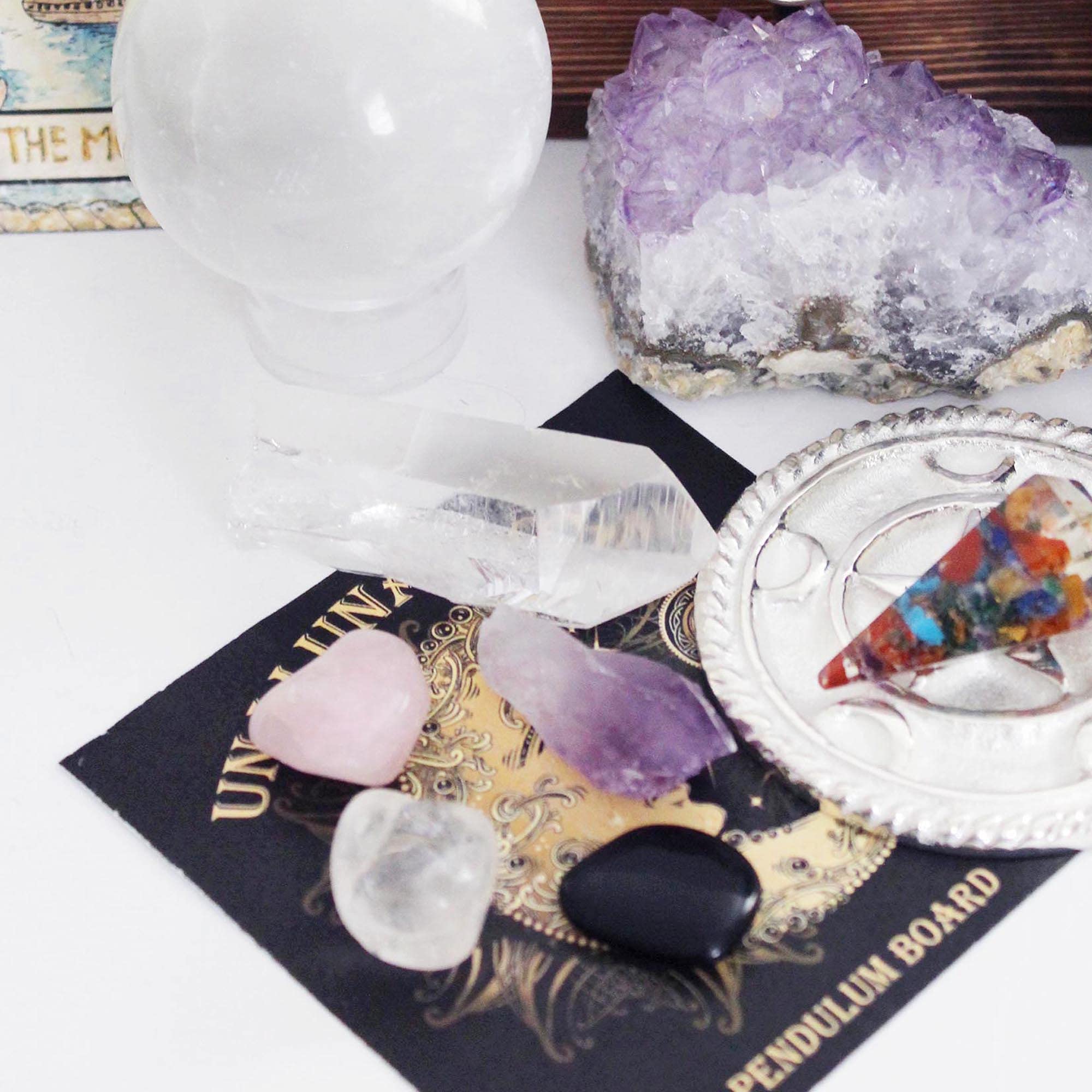 Complete Witchcraft & Herbalism Kit - 109 Wiccan Supplies with Herbs, Crystals & Altar Tools for Spells, Rituals & Magic Practice | Perfect for Beginners & Practitioners