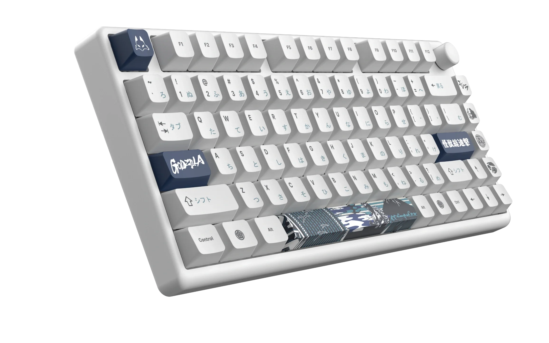 Arbiter Studio KITSUNE Polar 75 PRO Mechanical Keyboard - Godzilla Limited Edition Collection | Custom RGB Gaming Keyboard for PC & Mac | Perfect for Gaming, Typing & Office Work
