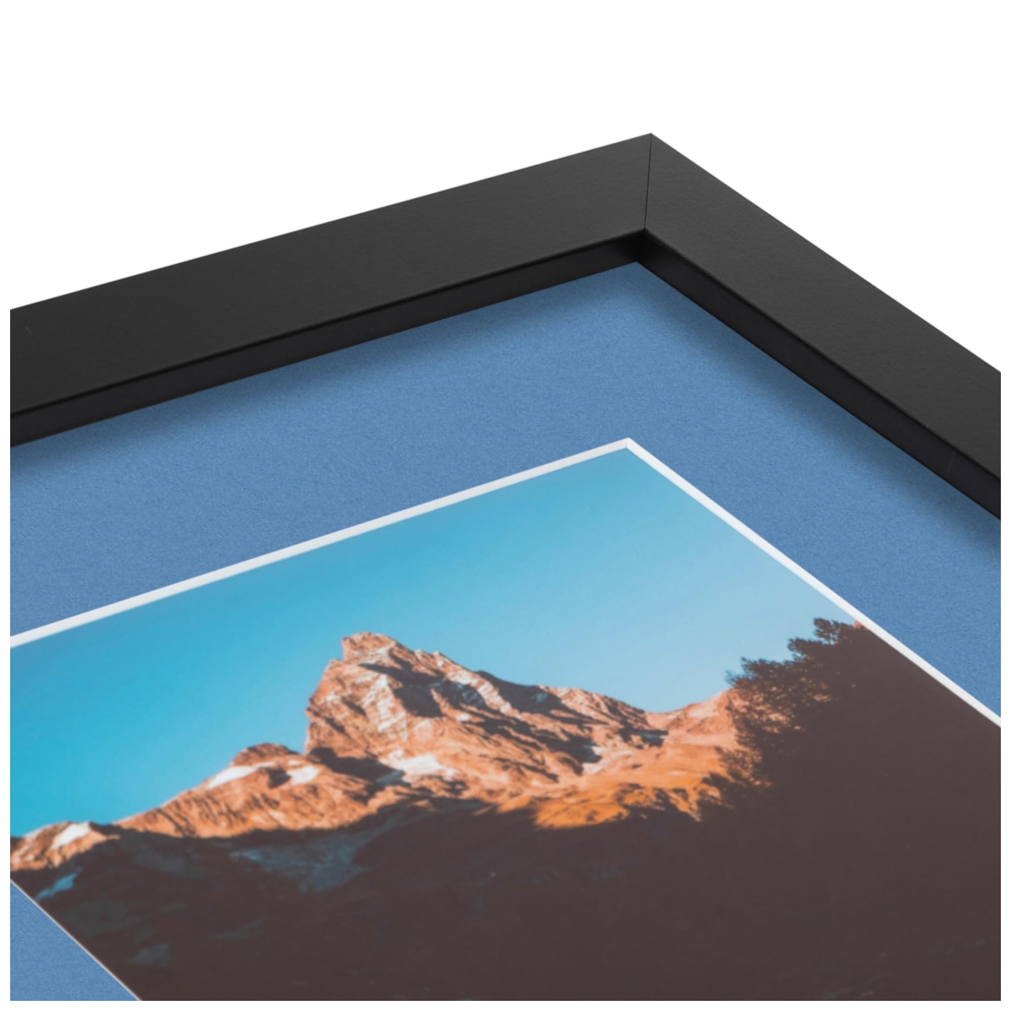 ArtToFrames 22x30 Collage Photo Frame - Double Mat with 1-22 Openings, Satin Black Finish - Perfect for Family Photos, Wedding Memories & Wall Decor