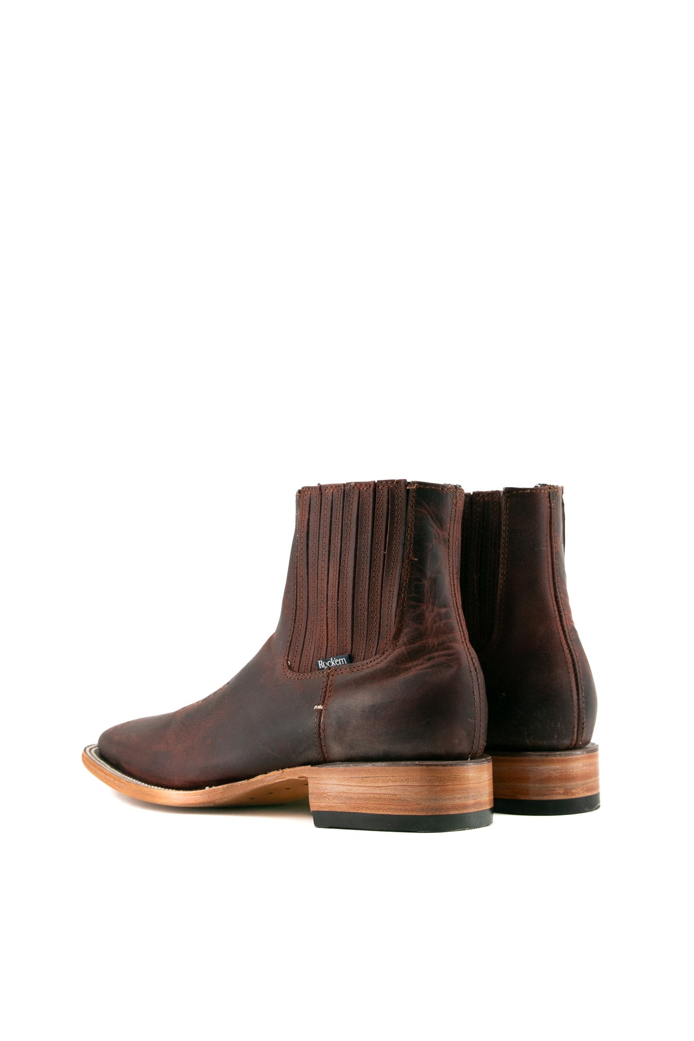 Senegal Ebano Men's Square Toe Ankle Boots - Stylish & Comfortable Leather Boots for Casual Wear, Work & Outdoor Activities