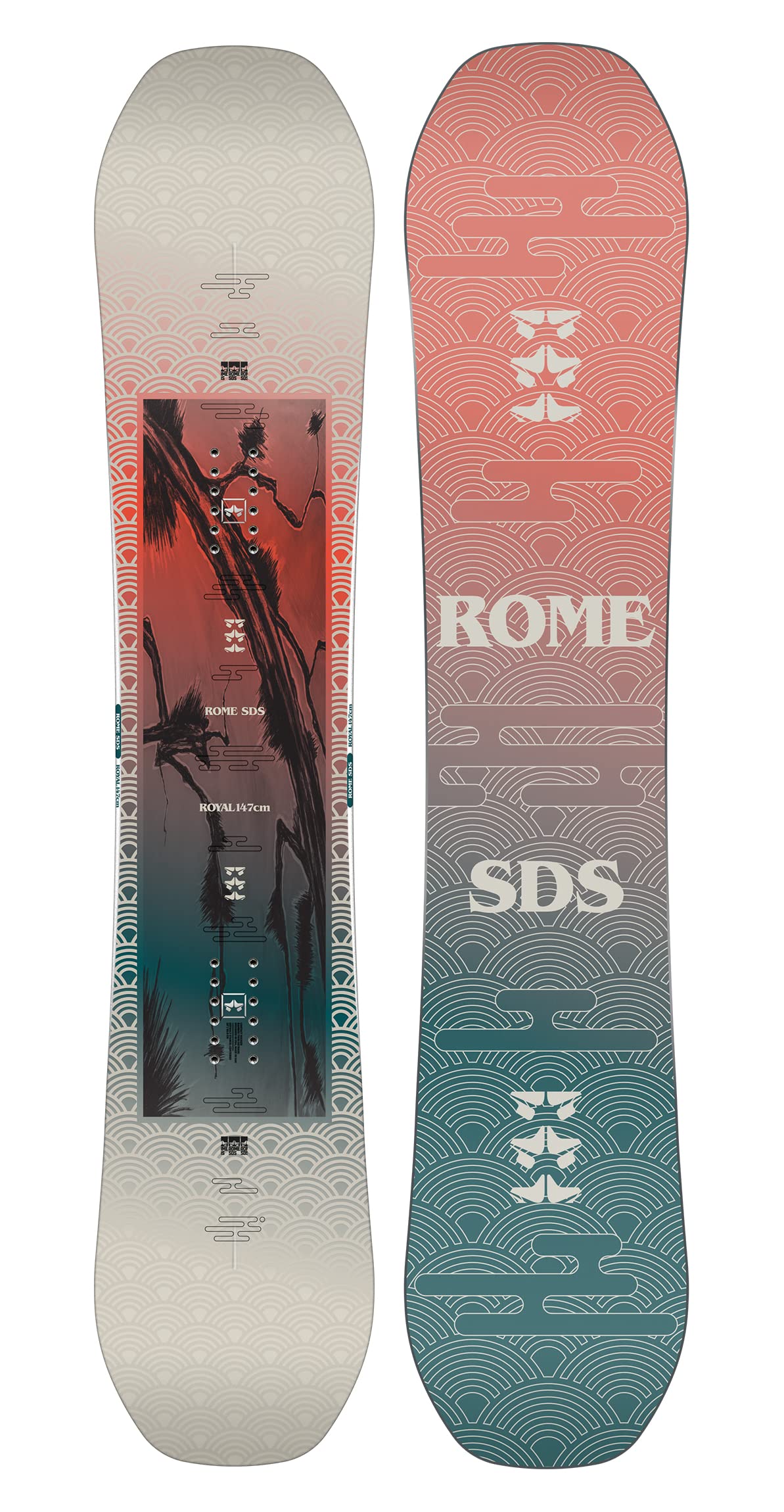 Rome Women's Royal True Twin Snowboard - Freestyle & All-Mountain Performance for Female Riders | Perfect for Park, Powder & Groomed Runs