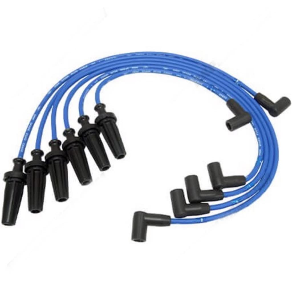 NGK Spark Plug Wire Set 53168 for Jeep Grand Cherokee 1993-1998 | High Performance Ignition Wires for Off-Roading & Daily Driving