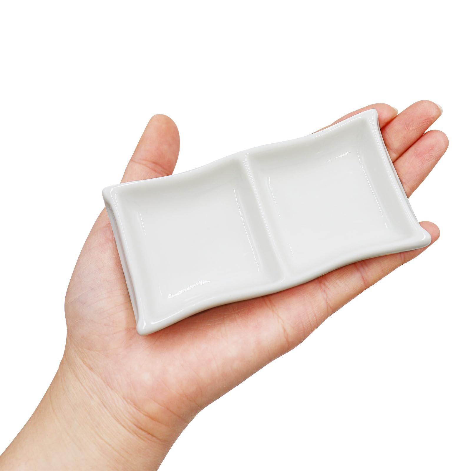 3 Pcs Hermit Crab Ceramic Food & Water Bowls - Mini Feeding Dish Set for Hermit Crabs, Tarantulas, Snails - Perfect for Reptile Terrariums and Small Pet Habitats