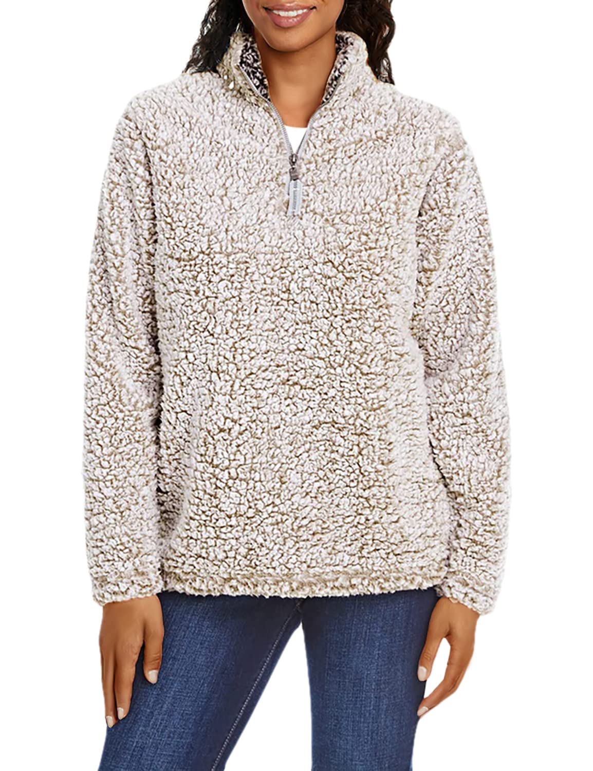 J. America Premium Plush Women's Sherpa Jacket - Soft Fleece Lined Winter Coat for Women - Perfect for Cold Weather, Outdoor Activities & Casual Wear