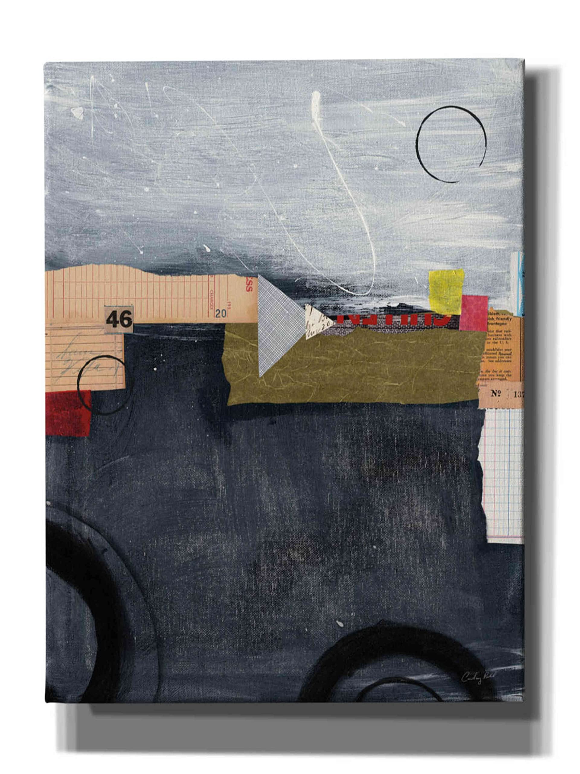 Epic Graffiti 'Abstract 46' by Courtney Prahl - Premium Giclee Canvas Wall Art Print 12x16 Inches - Modern Home Decor for Living Room, Bedroom & Office