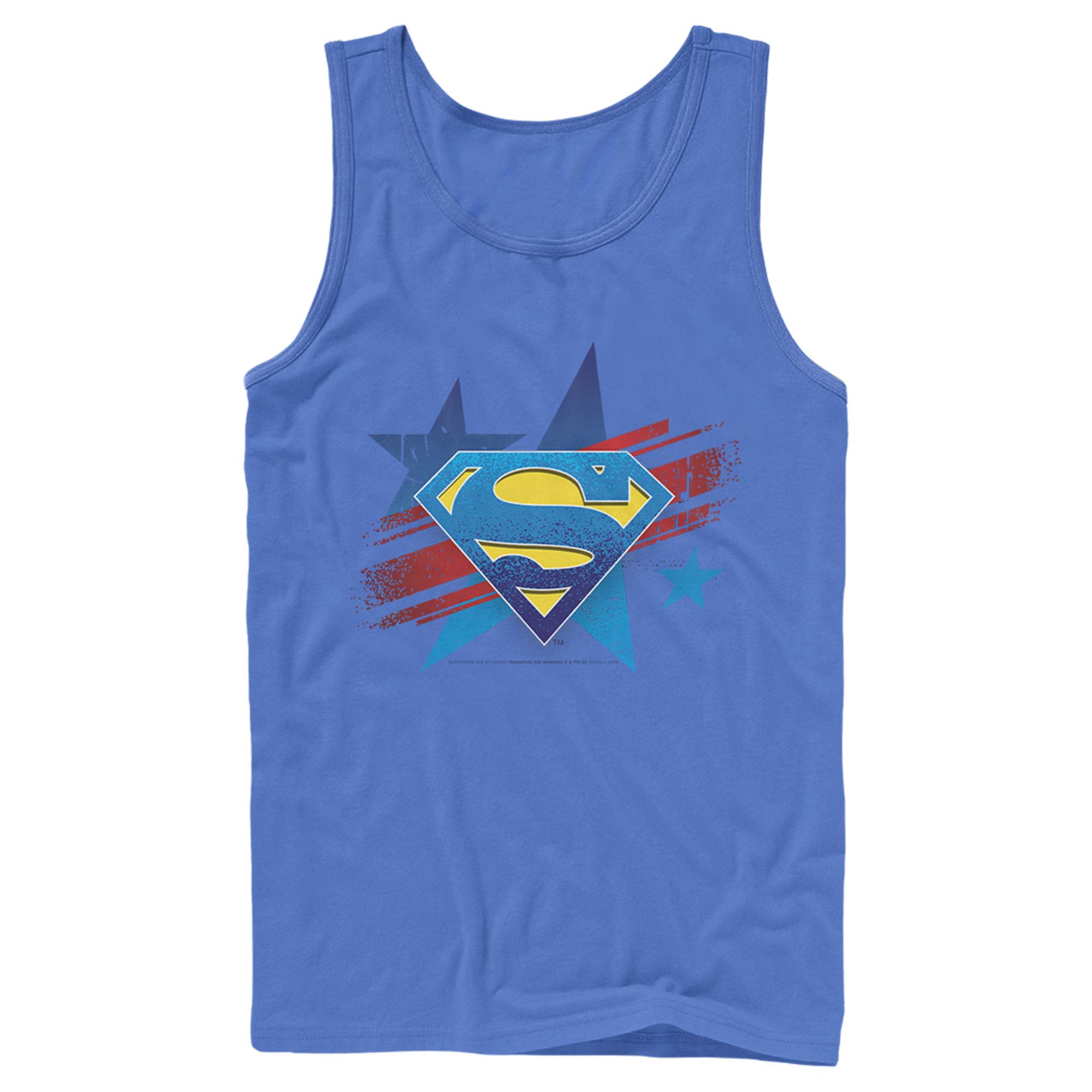 Superman Logo Patriotic Tank Top for Men - Casual Summer Wear