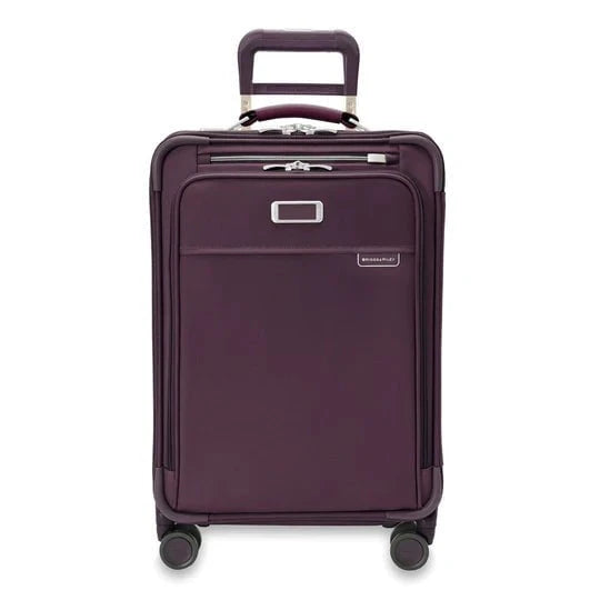 Briggs & Riley Baseline Essential Carry On Spinner Luggage - Lightweight Expandable Suitcase for Business Travel & Weekend Getaways | TSA Lock & Durable Polycarbonate Shell
