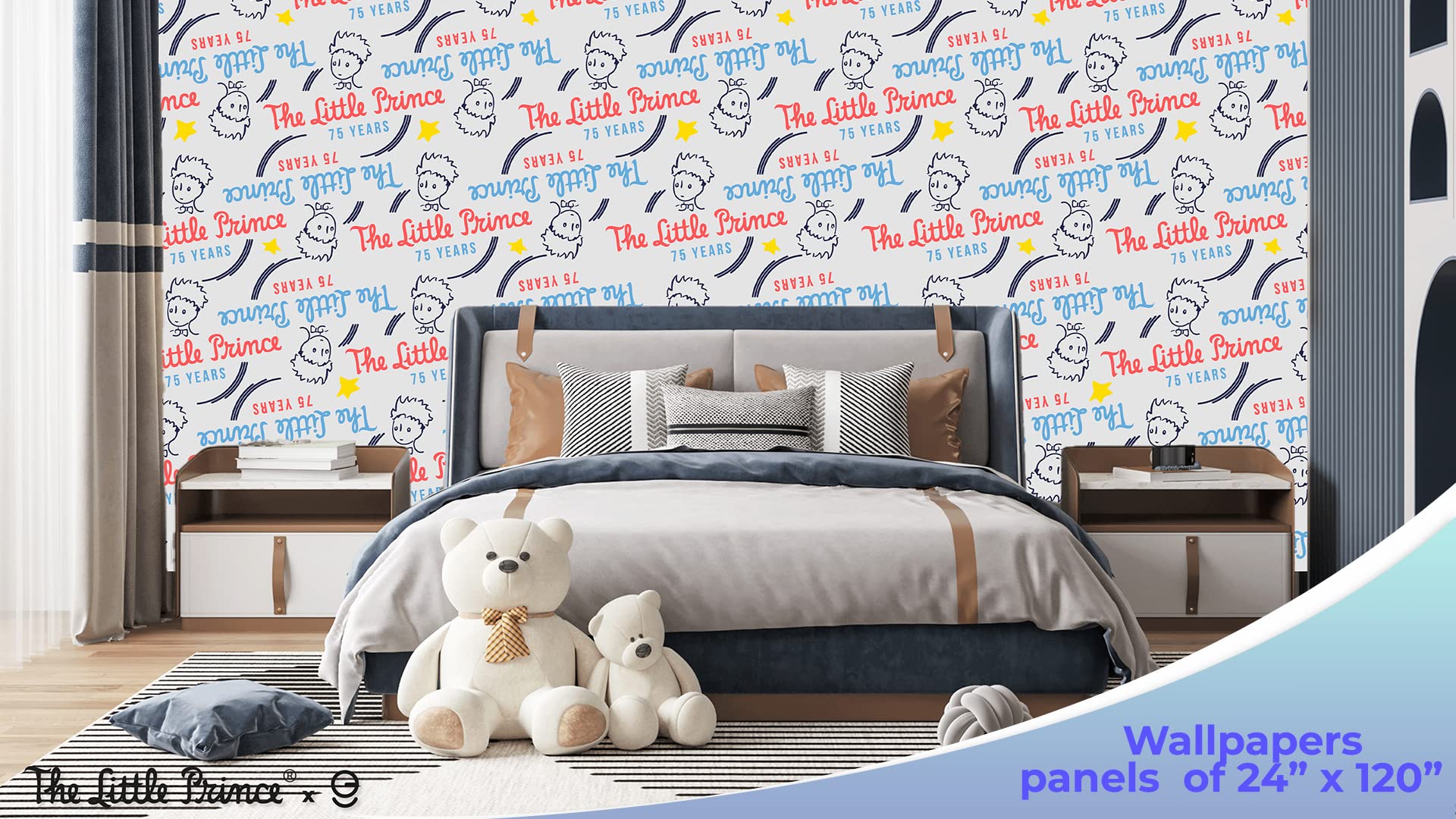The Little Prince Wallpaper - Peel & Stick Room Decor for Living Room & Bedroom