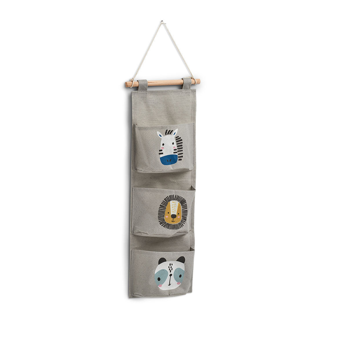 Cute Animal-Themed Hanging Storage Organizer for Kids - Perfect for Bedroom, Nursery, or Playroom Organization