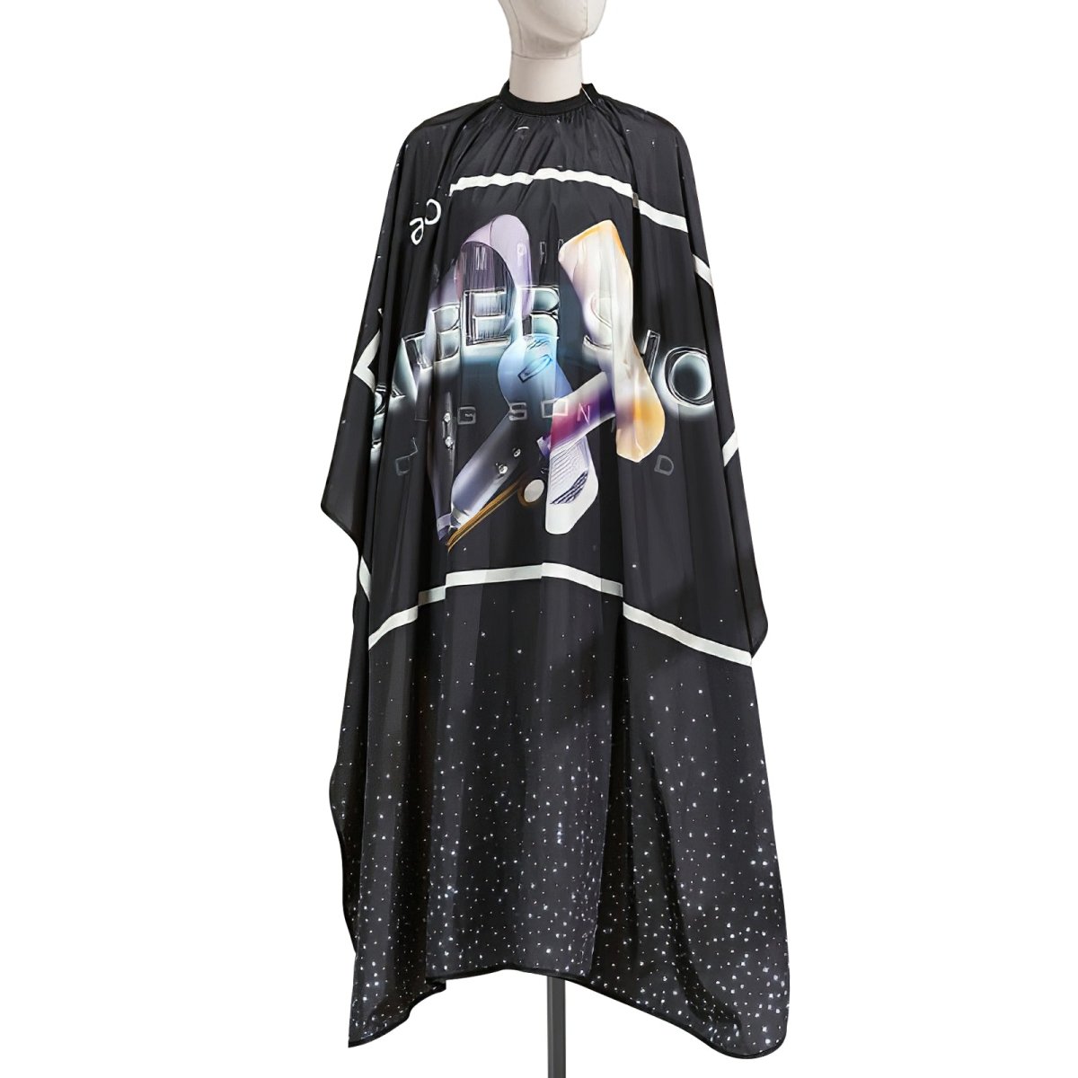 Stylish Salon Cape with Unique Pattern Design - Perfect for Haircuts, Coloring & Styling - Waterproof & Comfortable for Salon & Home Use
