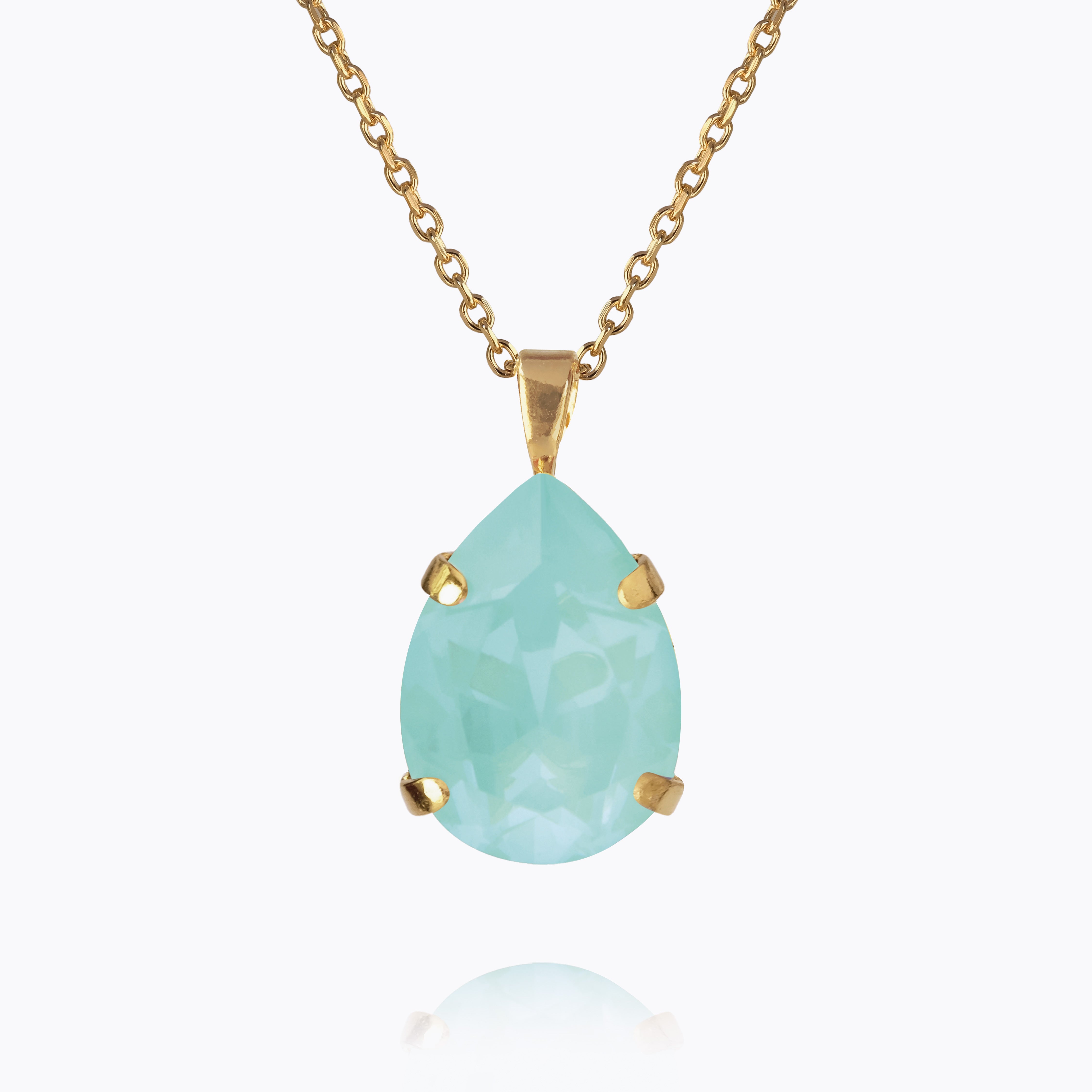 Mini Drop Necklace - Dainty Soft Mint Green Pendant for Women | Perfect for Everyday Wear, Gift Giving & Special Occasions