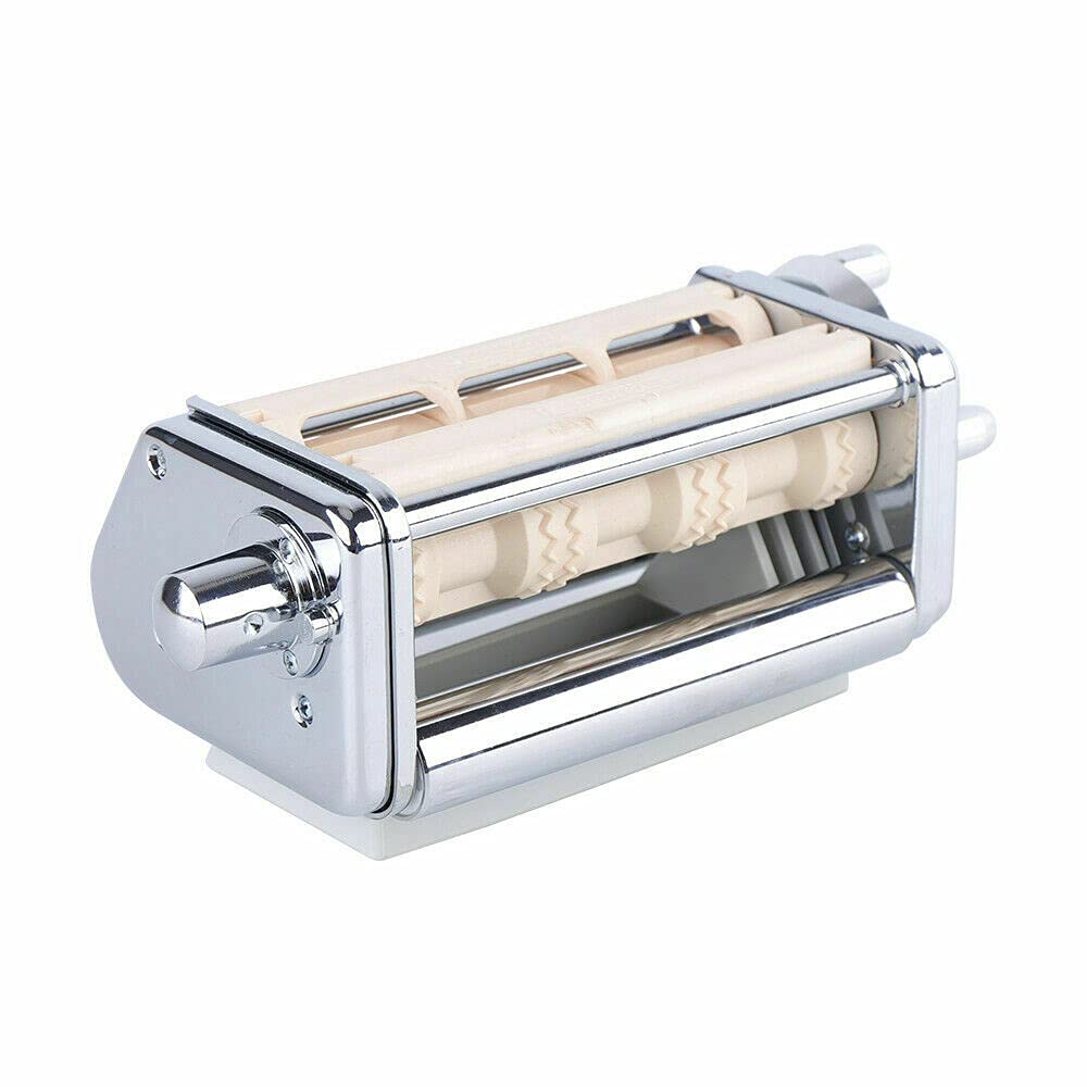 KitchenAid Pasta Roller & Ravioli Maker Attachment Set for Stand Mixers | Stainless Steel Pasta Cutter & Dough Roller | Perfect for Homemade Pasta, Lasagna, and Ravioli in Your Home Kitchen