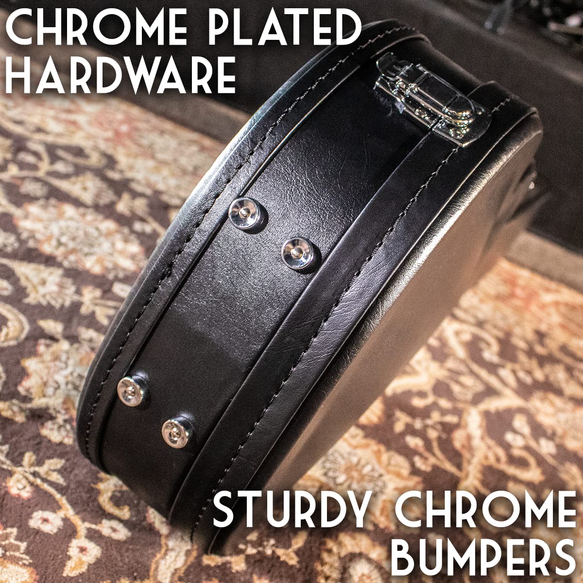 ChromaCast CC-PS-LPC Pro Series Electric Guitar Hard Case - Durable Protective Travel Storage for Les Paul Style Guitars - Perfect for Gigging, Touring & Home Storage