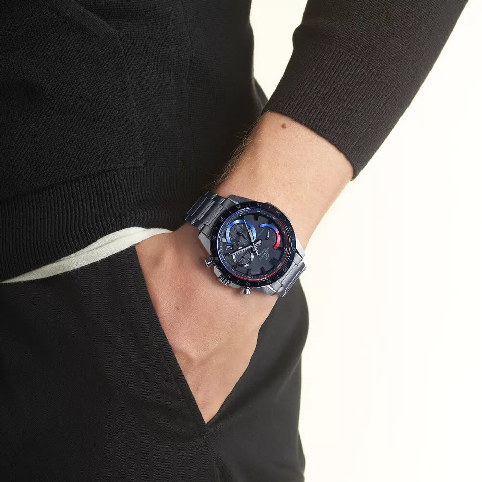 Casio EFR573HG Men's Stainless Steel Watch - Water Resistant, Chronograph, Date Display - Perfect for Business, Casual & Outdoor Activities