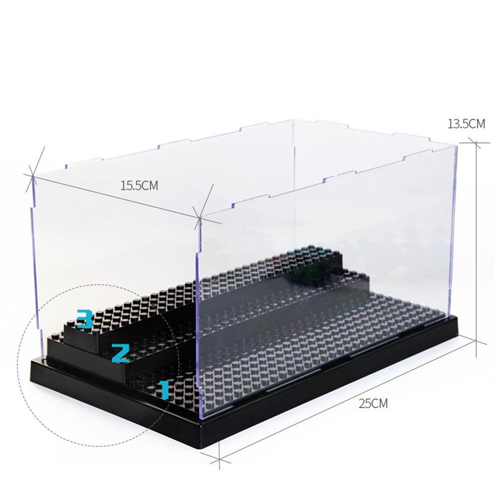 LEGO Minifigure Display Case - Clear Acrylic Storage Box for Collectible Building Block Figures | Perfect for Showcasing & Organizing LEGO Minifigures at Home or Office