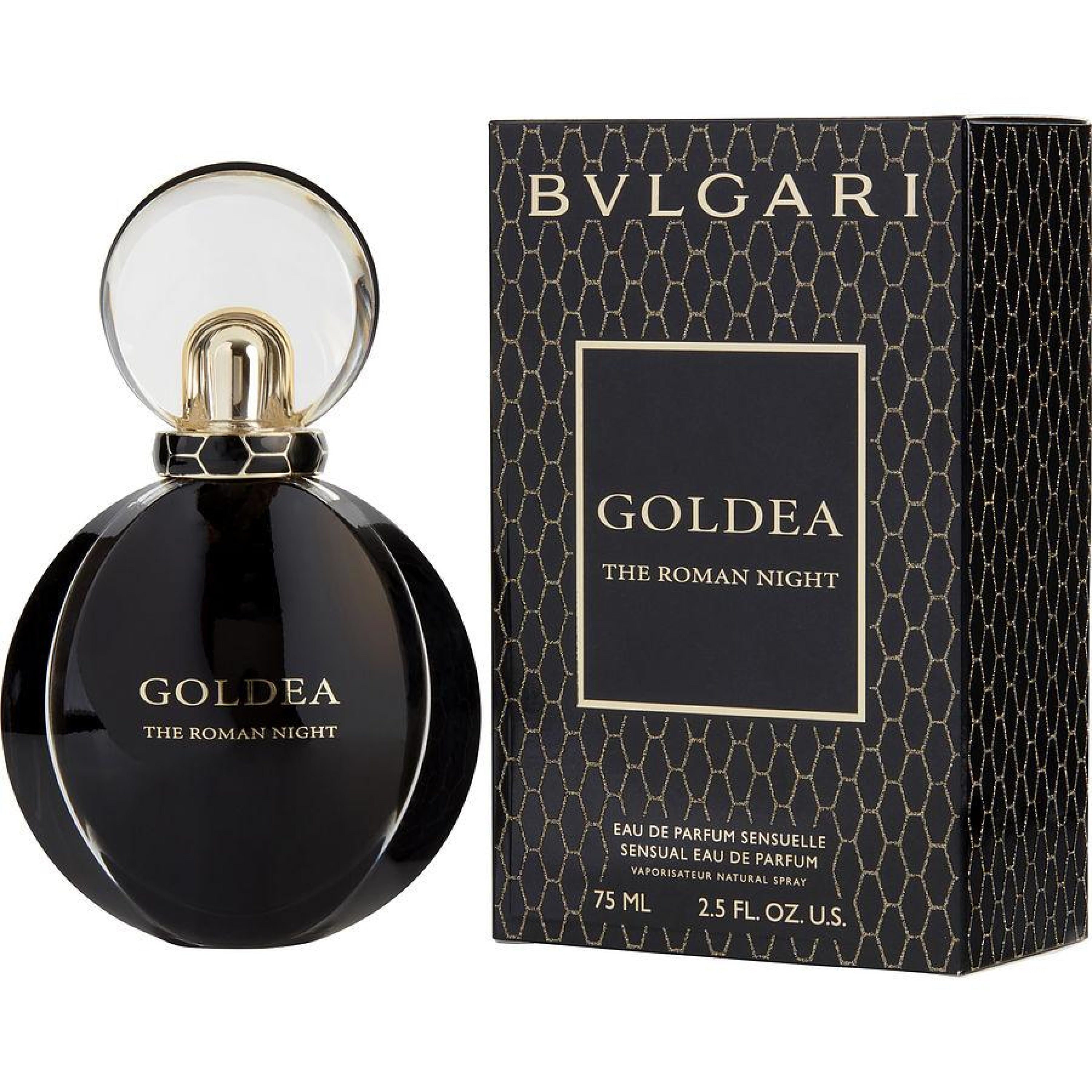 Bvlgari Goldea The Roman Night Sensual Eau de Parfum Spray for Women - Luxurious Floral Fragrance for Evening Wear & Special Occasions
