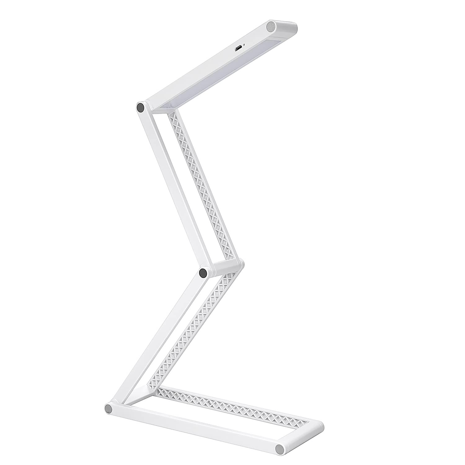 Foldable LED Desk Lamp with USB Rechargeable Battery - Portable Table Light for Reading, Office, Bedroom, Kids Study & Night Light - Perfect for Home, Dorm, Travel & Workspace