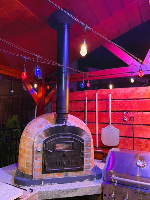 Premium Rustic Lisboa Wood Fired Pizza Oven – Best Seller for Outdoor Cooking, Backyard Parties & Authentic Italian Pizza Making
