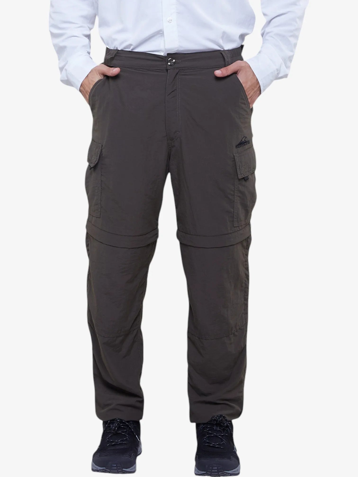 Sherpa Trekking Convertible Pants - Military Green Outdoor Hiking & Camping Trousers for Men & Women | Perfect for Mountain Climbing, Backpacking & Adventure Travel