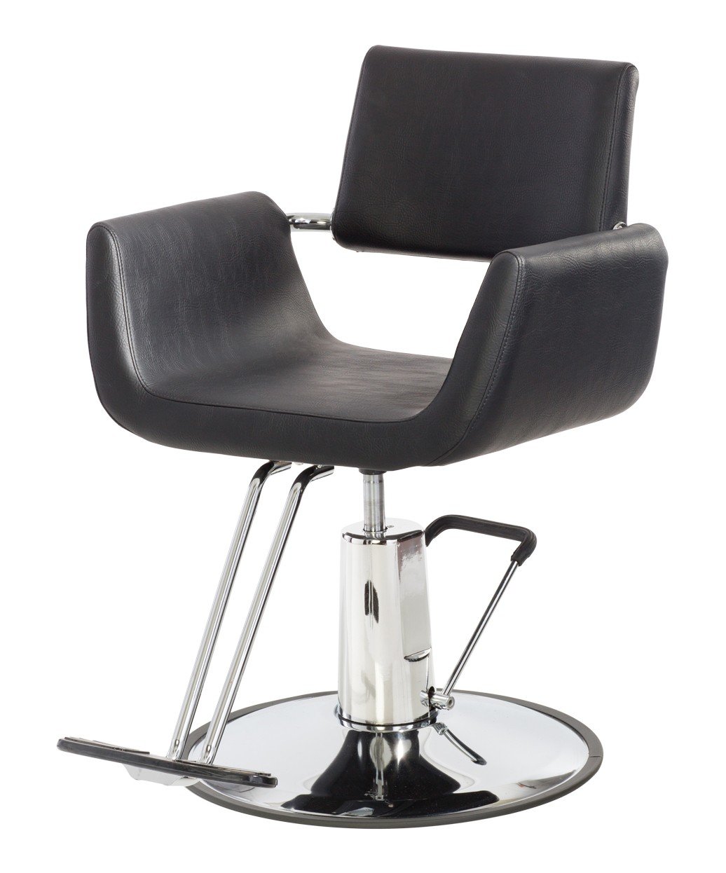 Echo Styling Chair for Salons & Spas - Modern Floating Back Design, Seamless Easy-Clean Surface, One-Piece Foam Cushion & Steel Frame (YLG-119) - Perfect for Hair Styling, Barber Shops & Beauty Treatments