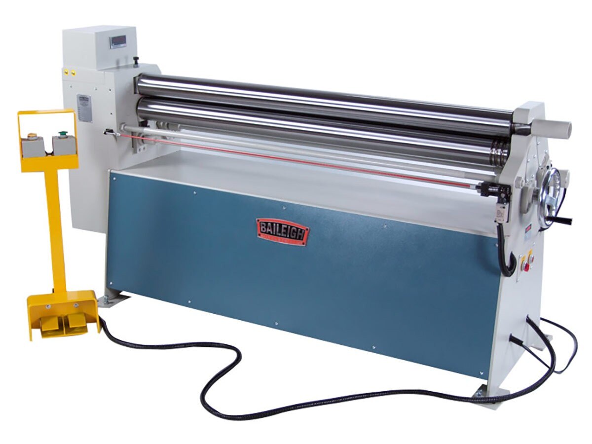 Baileigh Industrial BA9 1006546 PR 514 Plate Roller - Heavy Duty Metal Bending Machine for Sheet Metal Fabrication | Perfect for Workshops, Construction Sites & Metalworking Projects