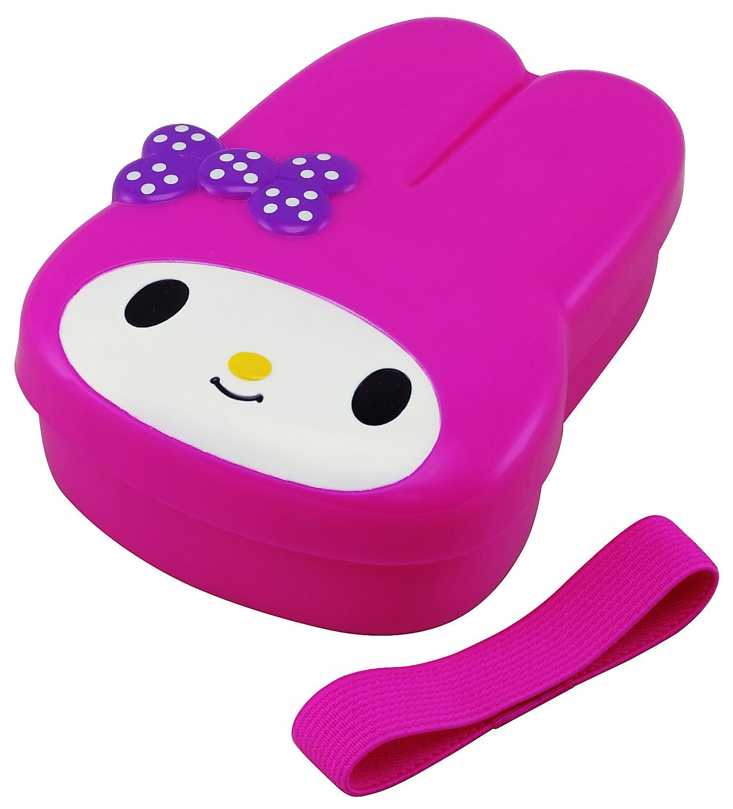 Official Sanrio Melody Bento Box - Cute Hello Kitty Lunch Box for Kids, Adults, School, Work & Picnics - Insulated Food Container with Utensils & Strap