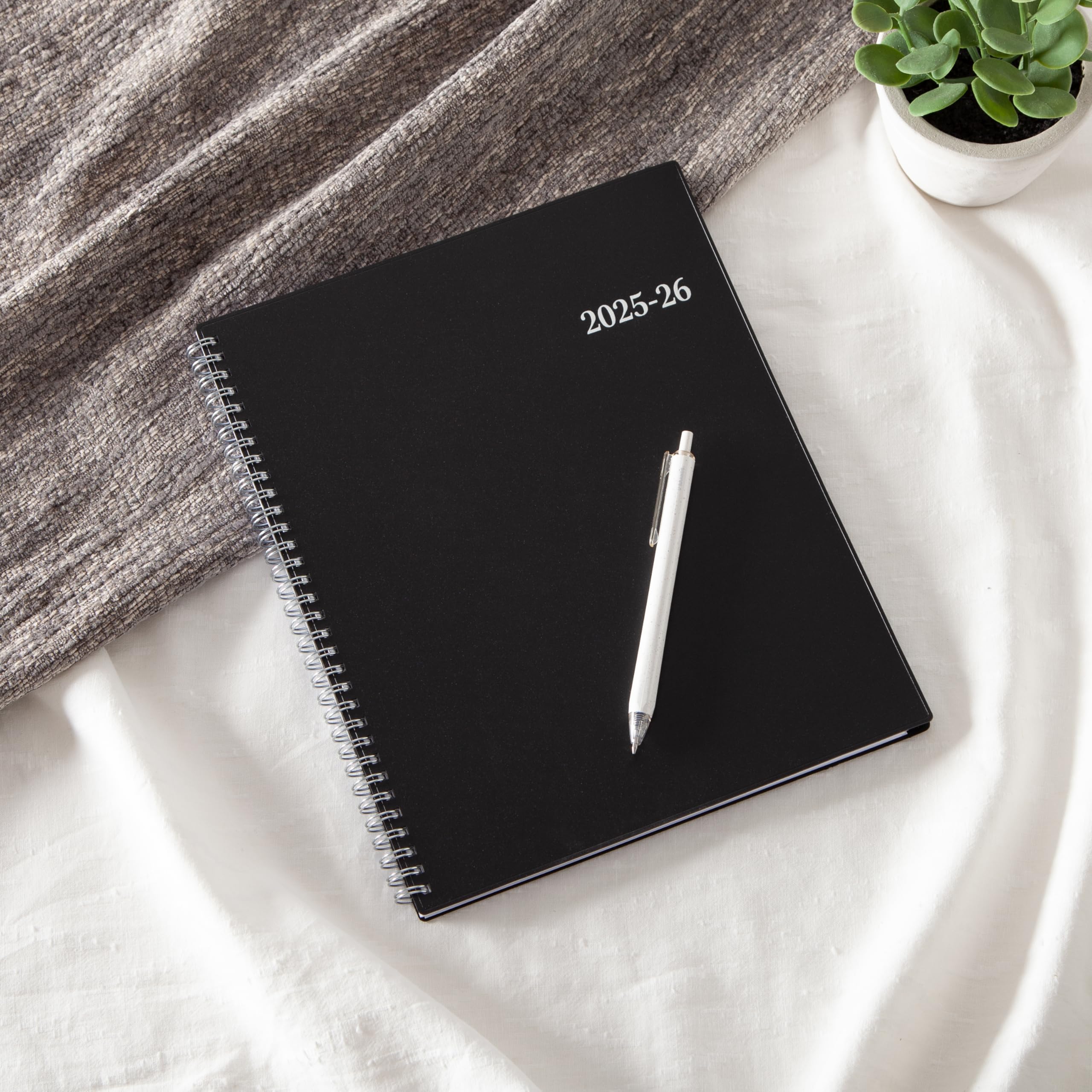 Blue Sky 2025-2026 Academic Planner - Weekly & Monthly Calendar from July to June, 8.5