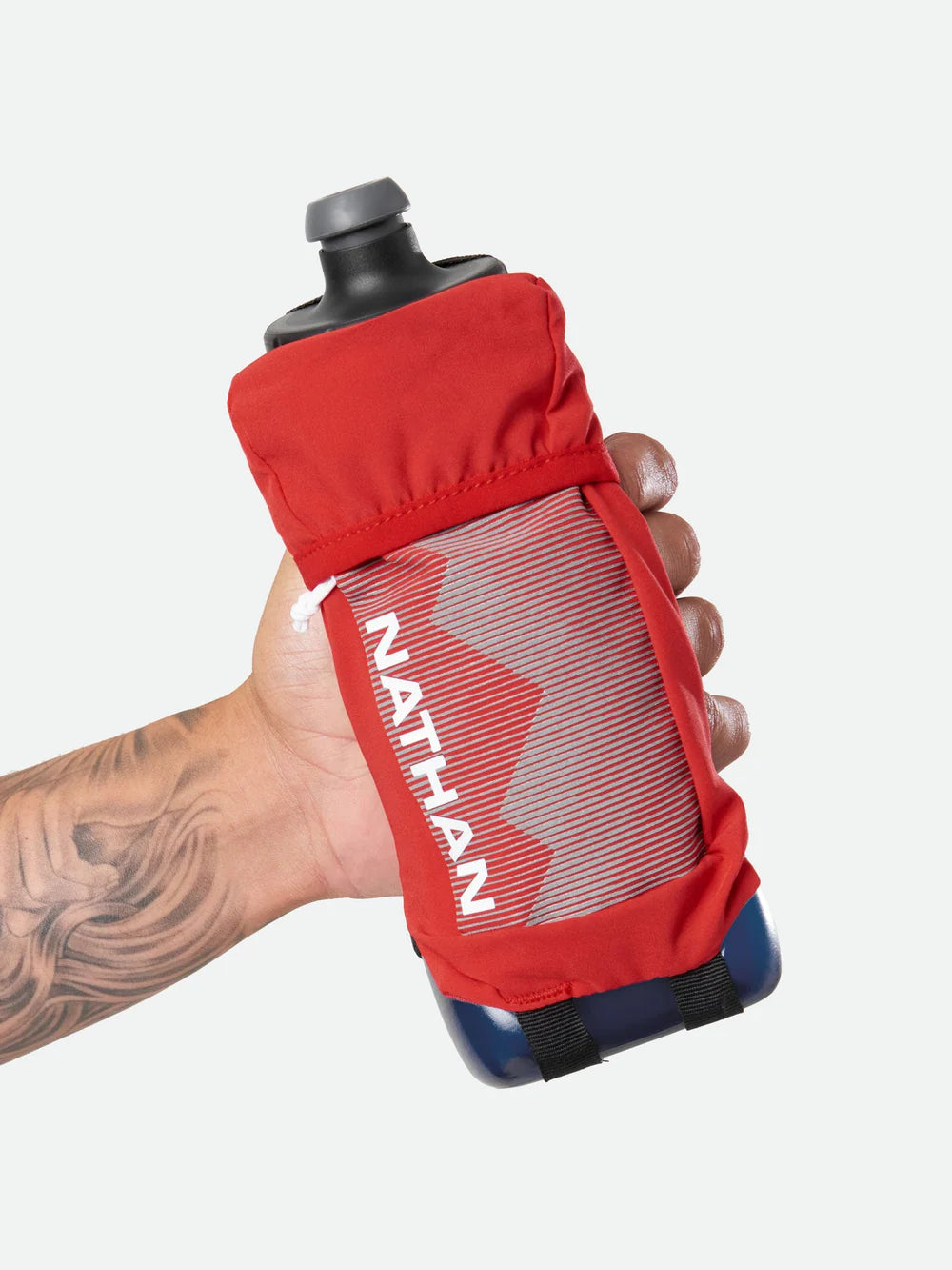 Nathan QuickSqueeze Handheld Water Bottle - BPA Free, Leak Proof, Lightweight & Portable Sports Water Bottle for Running, Cycling, Hiking & Outdoor Activities