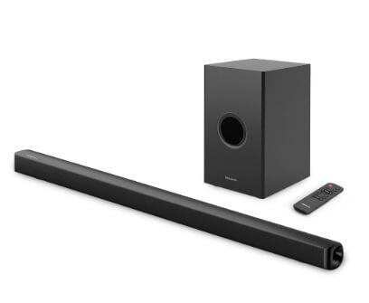 Hisense HS219 2.1 Channel Soundbar with Wireless Subwoofer - Immersive Home Theater Audio for Movies, Music & Gaming
